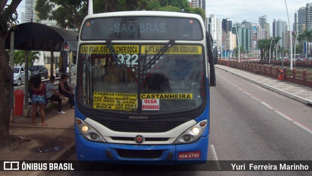 Transportes Águas Lindas BL-92202 na cidade de Belém, Pará, Brasil, por Yuri Ferreira Marinho. ID da foto: 6373390.