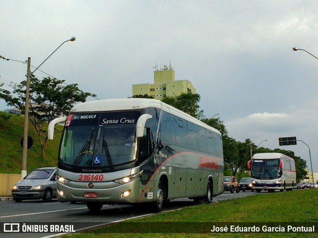 Viação Santa Cruz 216140 na cidade de Campinas, São Paulo, Brasil, por José Eduardo Garcia Pontual. Número da foto: #6374052.