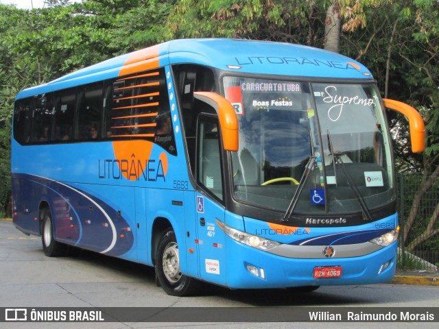 Litorânea Transportes Coletivos 5683 na cidade de São Paulo, São Paulo, Brasil, por Willian Raimundo Morais. Número da foto: #6372956.