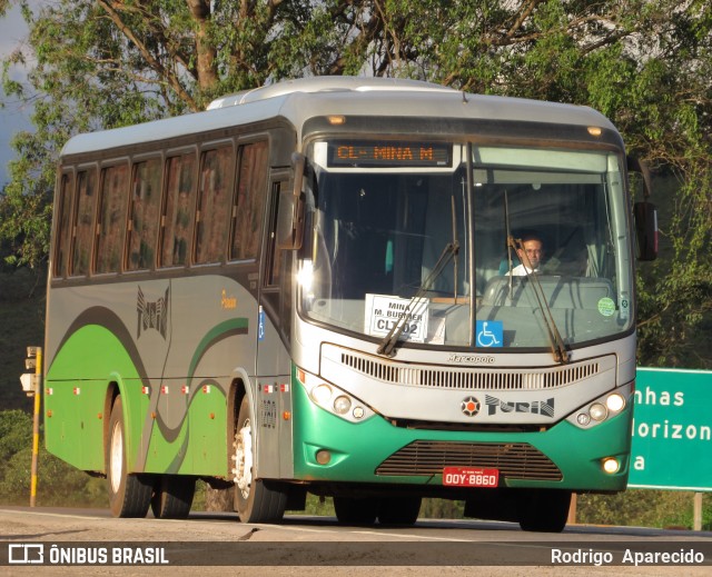 Turin Transportes 1280 na cidade de Conselheiro Lafaiete, Minas Gerais, Brasil, por Rodrigo  Aparecido. Número da foto: #6372681.