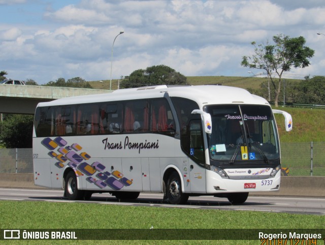 Trans Pompiani 5737 na cidade de São José dos Campos, São Paulo, Brasil, por Rogerio Marques. ID da foto: 6372387.