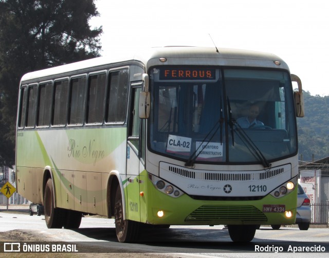 Rio Negro Fretamento e Turismo 12110 na cidade de Conselheiro Lafaiete, Minas Gerais, Brasil, por Rodrigo  Aparecido. Número da foto: #6372694.