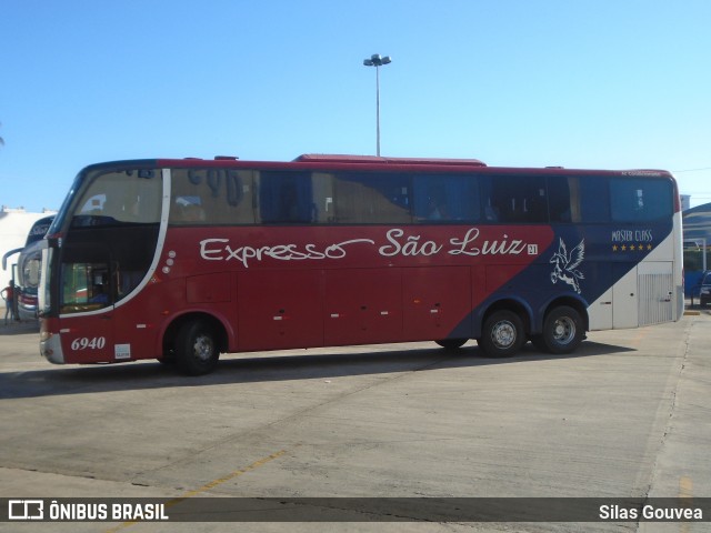 Expresso São Luiz 6940 na cidade de Goiânia, Goiás, Brasil, por Silas Gouvea. ID da foto: 6372690.