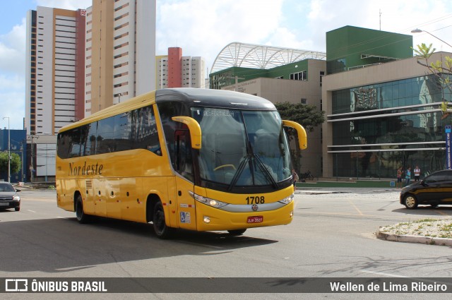 Viação Nordeste 1708 na cidade de Fortaleza, Ceará, Brasil, por Wellen de Lima Ribeiro. Número da foto: #6369520.