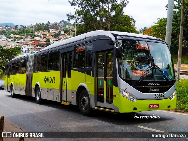 Bettania Ônibus 30542 na cidade de Belo Horizonte, Minas Gerais, Brasil, por Rodrigo Barraza. Número da foto: #6377114.