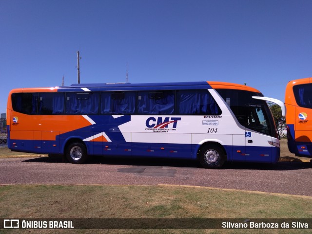 CMT - Consórcio Metropolitano Transportes 104 na cidade de Cuiabá, Mato Grosso, Brasil, por Silvano Barboza da Silva. Número da foto: #6376750.