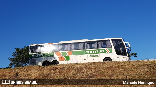 Empresa Gontijo de Transportes 21070 na cidade de Governador Valadares, Minas Gerais, Brasil, por Marcelo Henrique. ID da foto: 6377098.