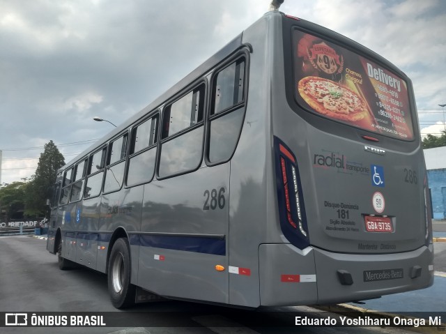 Radial Transporte Coletivo 286 na cidade de Poá, São Paulo, Brasil, por Eduardo Yoshiharu Onaga Mi. Número da foto: #6376120.