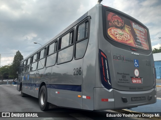 Radial Transporte Coletivo 286 na cidade de Poá, São Paulo, Brasil, por Eduardo Yoshiharu Onaga Mi. ID da foto: 6376120.