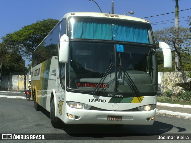 Empresa Gontijo de Transportes 17200 na cidade de Curvelo, Minas Gerais, Brasil, por Josimar Vieira. ID da foto: 6378066.