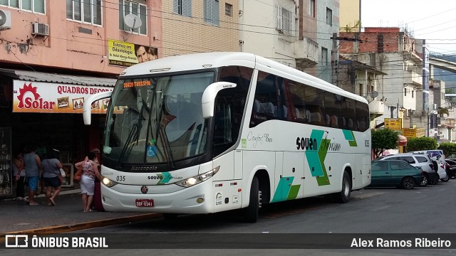 Souza Turismo 035 na cidade de Aparecida, São Paulo, Brasil, por Alex Ramos Ribeiro. ID da foto: 6377489.