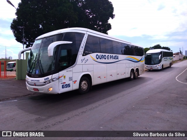 Viação Ouro e Prata 695 na cidade de Cuiabá, Mato Grosso, Brasil, por Silvano Barboza da Silva. Número da foto: #6375544.