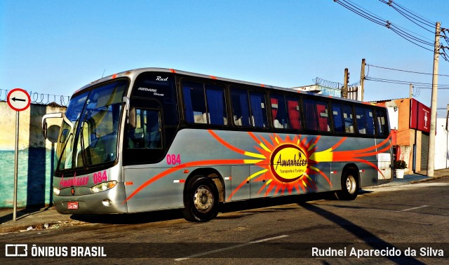Amanhecer Transportes e Turismo 084 na cidade de Mogi das Cruzes, São Paulo, Brasil, por Rudnei Aparecido da Silva. Número da foto: #6377774.