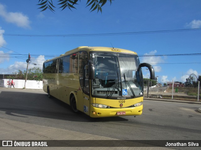 Viação Nordeste 1320 na cidade de Natal, Rio Grande do Norte, Brasil, por Jonathan Silva. ID da foto: 6375817.