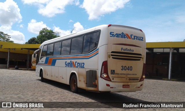 VUSC - Viação União Santa Cruz 3040 na cidade de Ijuí, Rio Grande do Sul, Brasil, por Rudinei Francisco Mantovani. Número da foto: #6377927.