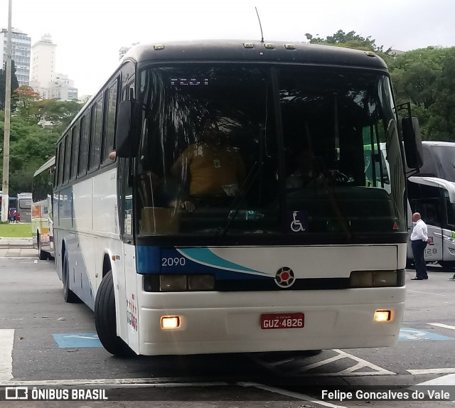 Ônibus Particulares 2090 na cidade de São Paulo, São Paulo, Brasil, por Felipe Goncalves do Vale. Número da foto: #6378220.