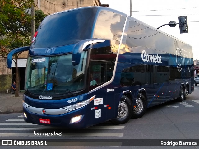 Viação Cometa 18317 na cidade de Belo Horizonte, Minas Gerais, Brasil, por Rodrigo Barraza. Número da foto: #6377634.