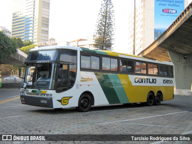 Empresa Gontijo de Transportes 15850 na cidade de Belo Horizonte, Minas Gerais, Brasil, por Tarcisio Rodrigues da Silva. ID da foto: 6377718.