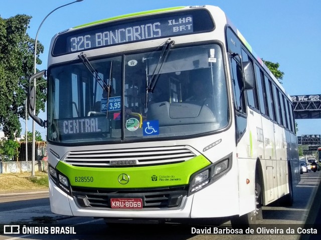 Viação Ideal B28550 na cidade de Brasil, por David Barbosa de Oliveira da Costa. ID da foto: 6378702.