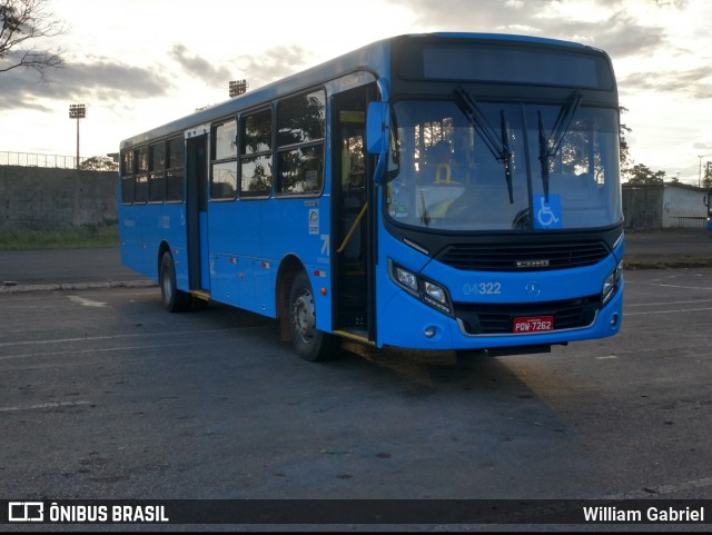 Taguatur - Taguatinga Transporte e Turismo 04322 na cidade de Taguatinga, Distrito Federal, Brasil, por William Gabriel. Número da foto: #6381650.