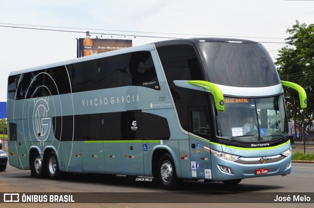 Viação Garcia 7287 na cidade de Maringá, Paraná, Brasil, por José Melo. Número da foto: #6381421.
