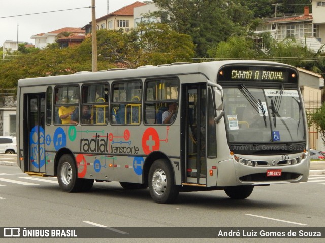 Radial Transporte Coletivo 133 na cidade de São Paulo, São Paulo, Brasil, por André Luiz Gomes de Souza. ID da foto: 6381468.