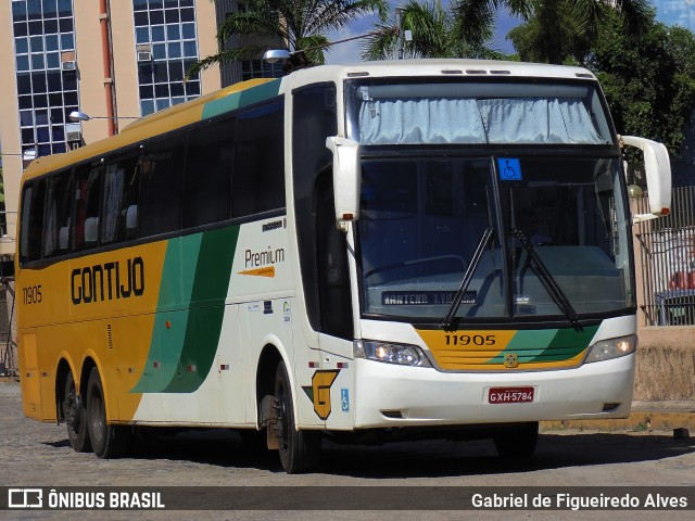 Empresa Gontijo de Transportes 11905 na cidade de Governador Valadares, Minas Gerais, Brasil, por Gabriel de Figueiredo Alves. ID da foto: 6378840.