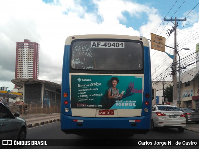 Viação Forte AF-49401 na cidade de Belém, Pará, Brasil, por Carlos Jorge N.  de Castro. Número da foto: #6378901.