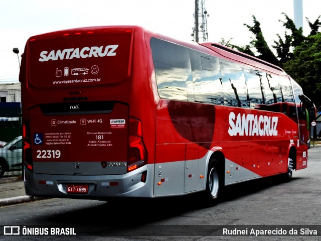 Viação Santa Cruz 22319 na cidade de São Paulo, São Paulo, Brasil, por Rudnei Aparecido da Silva. Número da foto: #6378851.