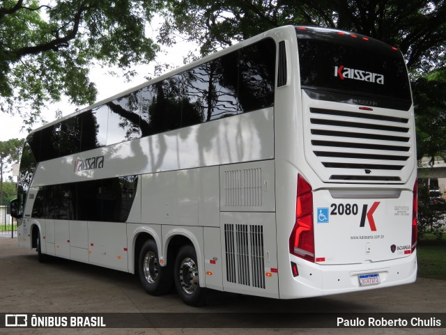 Kaissara - Viação Caiçara 2080 na cidade de Curitiba, Paraná, Brasil, por Paulo Roberto Chulis. Número da foto: #6380319.