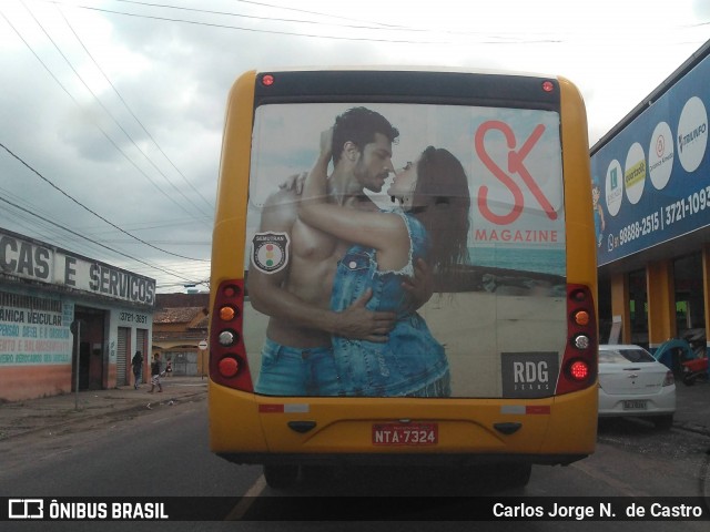 Ônibus Particulares 7324 na cidade de Castanhal, Pará, Brasil, por Carlos Jorge N.  de Castro. ID da foto: 6378852.