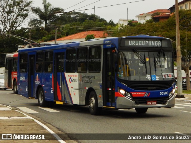 Auto Viação Urubupungá 20.500 na cidade de São Paulo, São Paulo, Brasil, por André Luiz Gomes de Souza. ID da foto: 6381438.