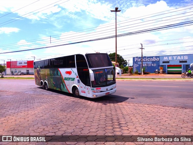 Eucatur - Empresa União Cascavel de Transportes e Turismo 4222 na cidade de Várzea Grande, Mato Grosso, Brasil, por Silvano Barboza da Silva. Número da foto: #6380921.