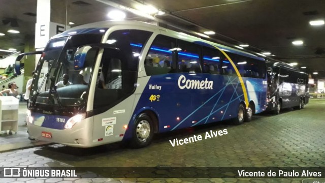 Viação Cometa 15102 na cidade de Belo Horizonte, Minas Gerais, Brasil, por Vicente de Paulo Alves. ID da foto: 6385295.