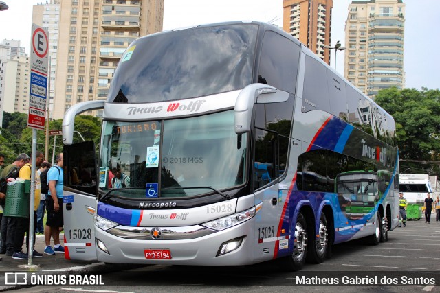 Trans Wolff Transportes e Turismo 15028 na cidade de São Paulo, São Paulo, Brasil, por Matheus Gabriel dos Santos. ID da foto: 6385549.