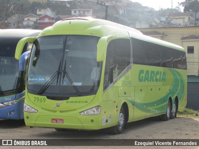 Viação Garcia 7969 na cidade de Campos do Jordão, São Paulo, Brasil, por Ezequiel Vicente Fernandes. ID da foto: 6385280.