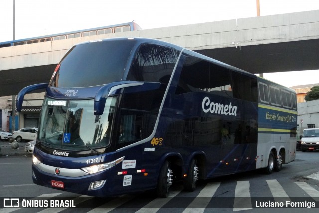Viação Cometa 17317 na cidade de Belo Horizonte, Minas Gerais, Brasil, por Luciano Formiga. Número da foto: #6385739.