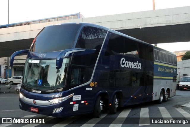 Viação Cometa 17317 na cidade de Belo Horizonte, Minas Gerais, Brasil, por Luciano Formiga. ID da foto: 6385739.