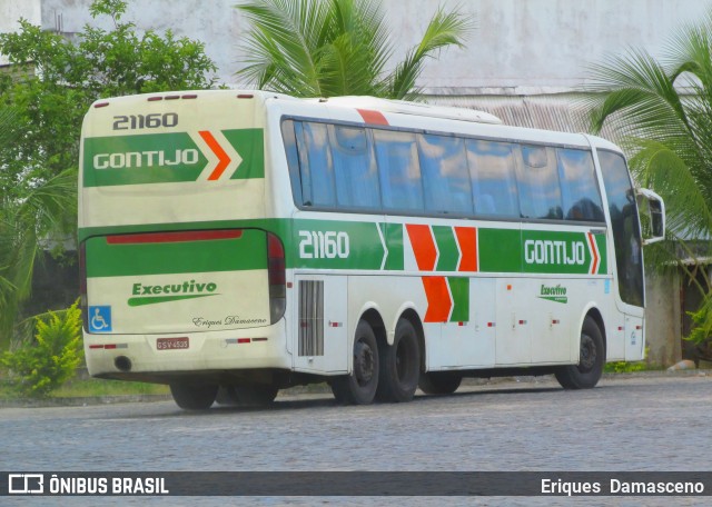 Empresa Gontijo de Transportes 21160 na cidade de Eunápolis, Bahia, Brasil, por Eriques  Damasceno. Número da foto: #6386441.