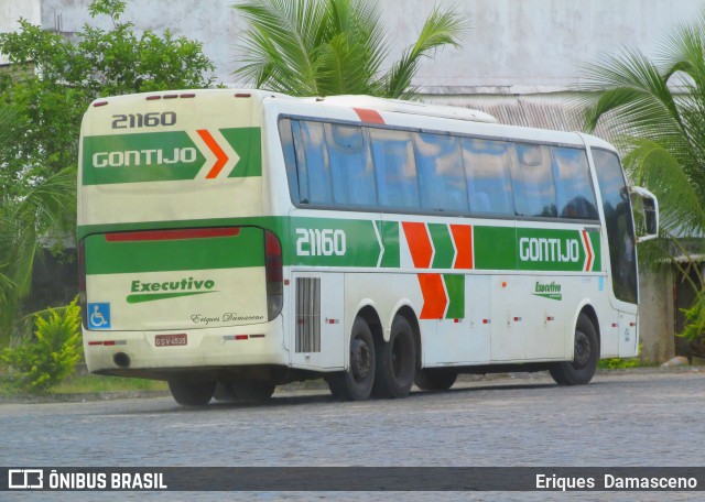 Empresa Gontijo de Transportes 21160 na cidade de Eunápolis, Bahia, Brasil, por Eriques  Damasceno. ID da foto: 6386441.