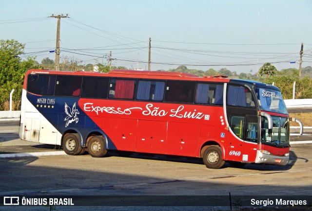 Expresso São Luiz 6960 na cidade de Aracaju, Sergipe, Brasil, por Sergio Marques . Número da foto: #6383918.