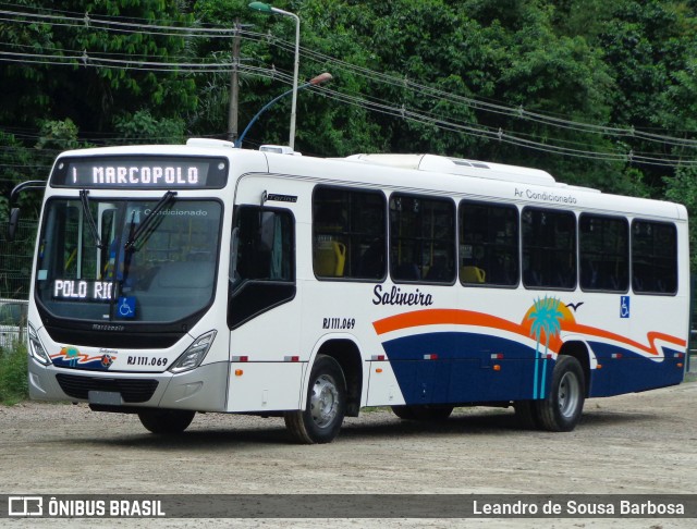 Auto Viação Salineira RJ 111.069 na cidade de Duque de Caxias, Rio de Janeiro, Brasil, por Leandro de Sousa Barbosa. Número da foto: #6385974.