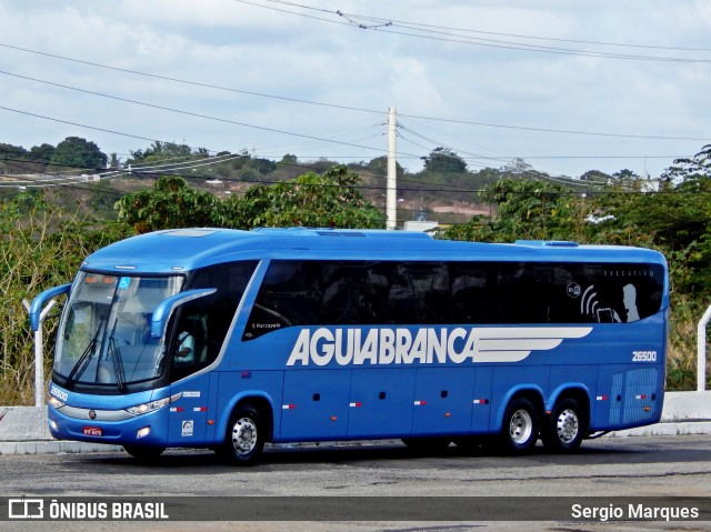 Viação Águia Branca 26500 na cidade de Aracaju, Sergipe, Brasil, por Sergio Marques . ID da foto: 6384524.