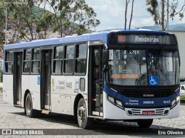 Capital do Agreste Transporte Urbano 1445 na cidade de Caruaru, Pernambuco, Brasil, por Eric Oliveira. ID da foto: 6383006.