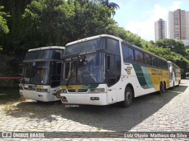 Empresa Gontijo de Transportes 11055 na cidade de Belo Horizonte, Minas Gerais, Brasil, por Luiz Otavio Matheus da Silva. ID da foto: 6384751.