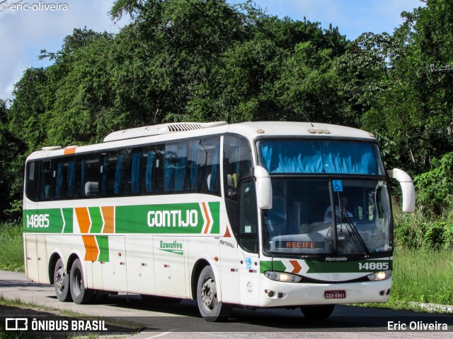 Empresa Gontijo de Transportes 14885 na cidade de Recife, Pernambuco, Brasil, por Eric Oliveira. Número da foto: #6383122.