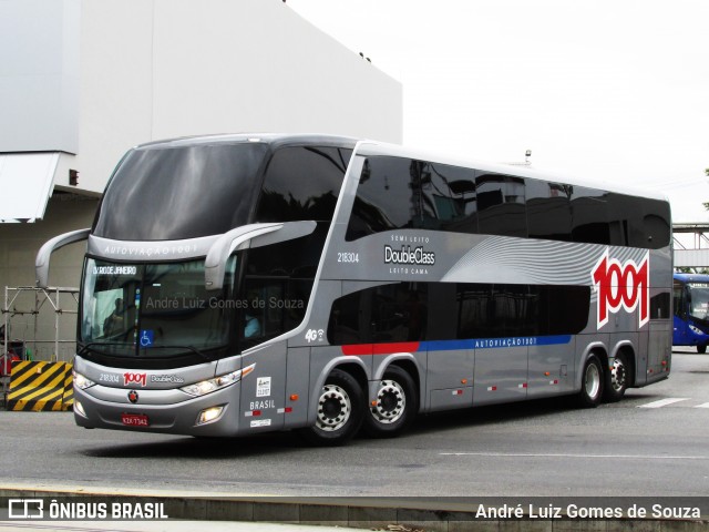 Auto Viação 1001 218304 na cidade de Rio de Janeiro, Rio de Janeiro, Brasil, por André Luiz Gomes de Souza. Número da foto: #6387602.