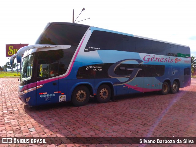 LP Gênesis Bus 1007 na cidade de Cuiabá, Mato Grosso, Brasil, por Silvano Barboza da Silva. Número da foto: #6388448.