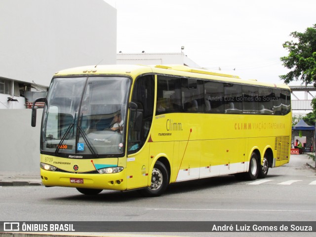 Viação Itapemirim 8709 na cidade de Rio de Janeiro, Rio de Janeiro, Brasil, por André Luiz Gomes de Souza. Número da foto: #6388058.