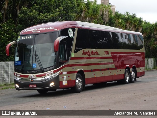 Santa Maria Fretamento e Turismo > Transportes Santa Maria(SP) 700 na cidade de Curitiba, Paraná, Brasil, por Alexandre M.  Sanches. Número da foto: #6387856.